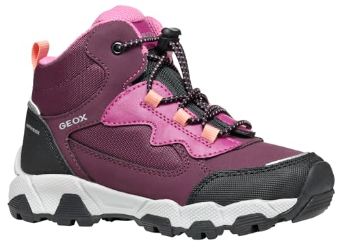 Geox Mädchen J Magnetar G. B ABX Sneaker, Rot, 35 EU von Geox