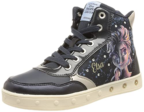 Geox Mädchen J Skylin Girl E Sneakers von Geox