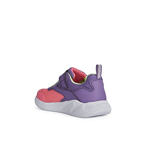 Geox Mädchen J Sprintye Girl A Sneakers, Violet Fluo Fuchsia, 39 EU von Geox