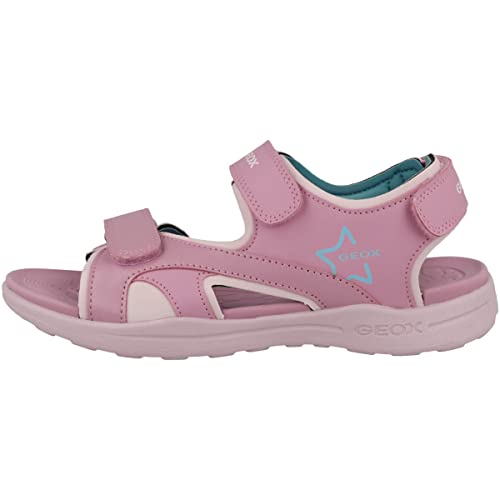 Geox Mädchen J VANIETT Girl Sandal, PINK/Aqua, 37 EU von Geox