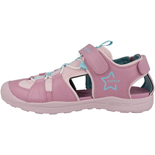 Geox Mädchen J Vaniett Girl Sandal, PINK/Aqua, 37 EU von Geox