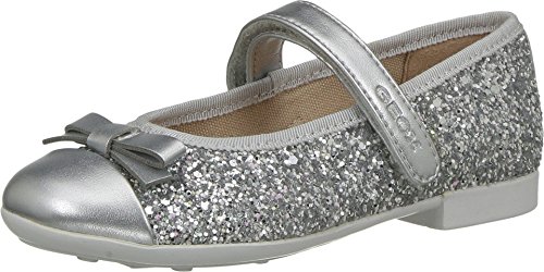 Geox Madchen Jr Plie A Ballerinas,SILVER,35 EU von Geox