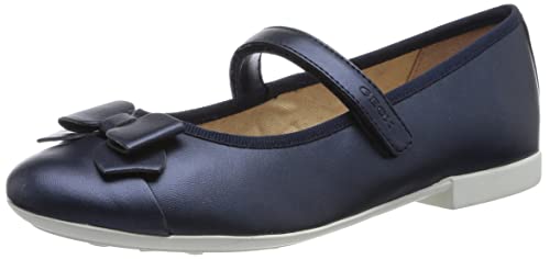 Geox Mädchen Jr Plie' Ballet Flat, Navy, 39 EU von Geox