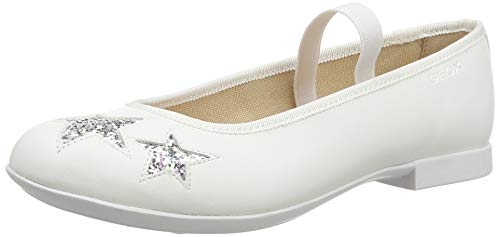 Geox Mädchen Jr Plie' G Ballerinas,Weiß,38 EU von Geox