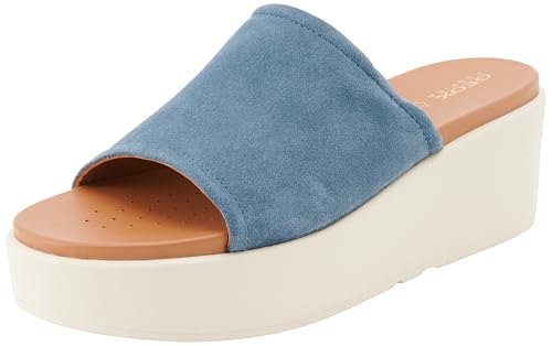 Geox Mädchen Xand 2.2s C Wedge Sandal, Avio, 40 EU von Geox