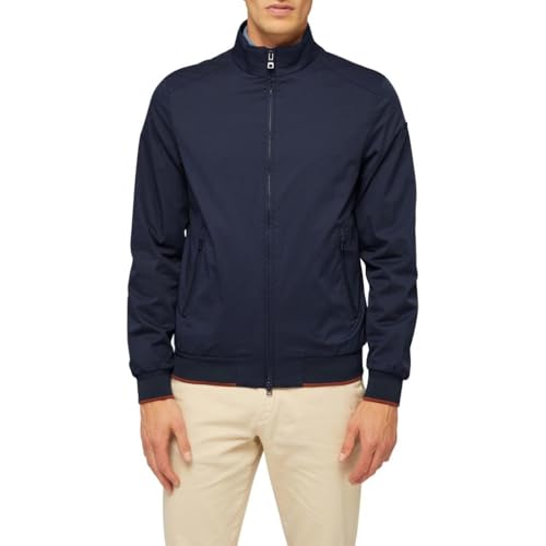 Geox Men's M EOLO Bomber Jacket, Sky Captain, 46 von Geox