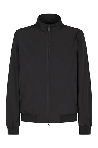 Geox Men's M JHARROD Bomber Jacket, Black, 50 von Geox
