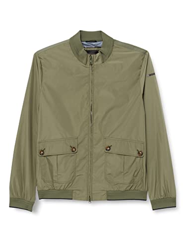 Geox Men's M LITIO Jacket, Olivine, 52 von Geox