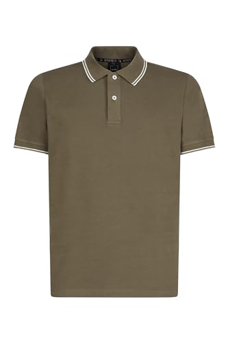 Geox Men's M Polo SPHERICA Poloshirt, DEEP Olive, XXL von Geox
