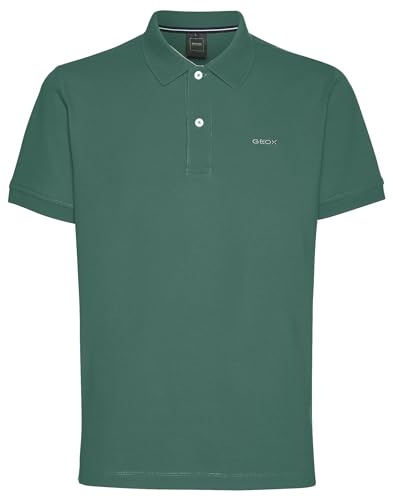 Geox Men's M Polo Shirt, Forest Green, S von Geox