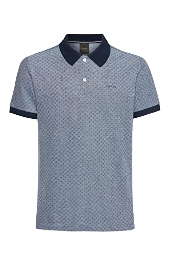 Geox Men's M Polo Shirt, LH BLU/DKBLU/CASHMER, L von Geox