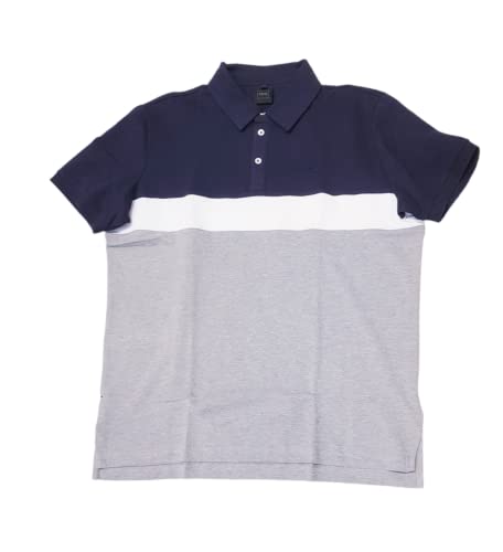 Geox Men's M Polo Shirt, Light Melange Grey/B, L von Geox
