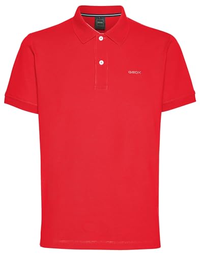 Geox Men's M Polo Shirt, True RED, M von Geox