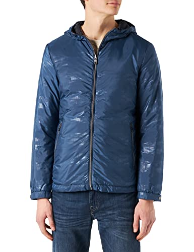 Geox Men's M SIRON Jacket, Dark Denim/Sky CAPTA, 58 von Geox