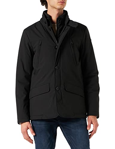 Geox Men's M TEVERE Jacket, Black, 58 von Geox