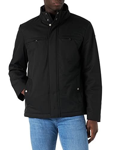 Geox Men's M Vincit Jacket, Black, 50 von Geox