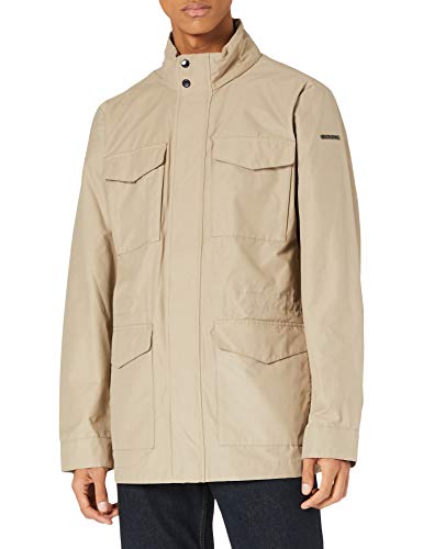 Geox Mens M Vincit Field JKT-Recycle N Jacket, Cement, 56 von Geox