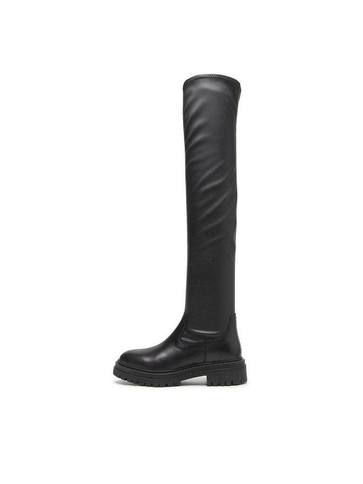 Geox Overknees D Iridea H D16HRH 0KB43 C9999 Black Overkneestiefel von Geox