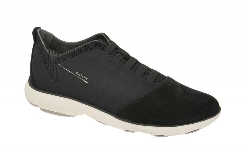 Geox Respira Nebula B Sneaker in schwarz wei? Herren Halbschuhe von Geox