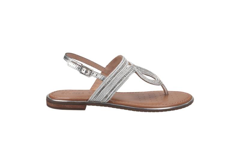 Geox GEOX SOZY PLUS, Sandaletten, Silber, Damen Sandalette von Geox