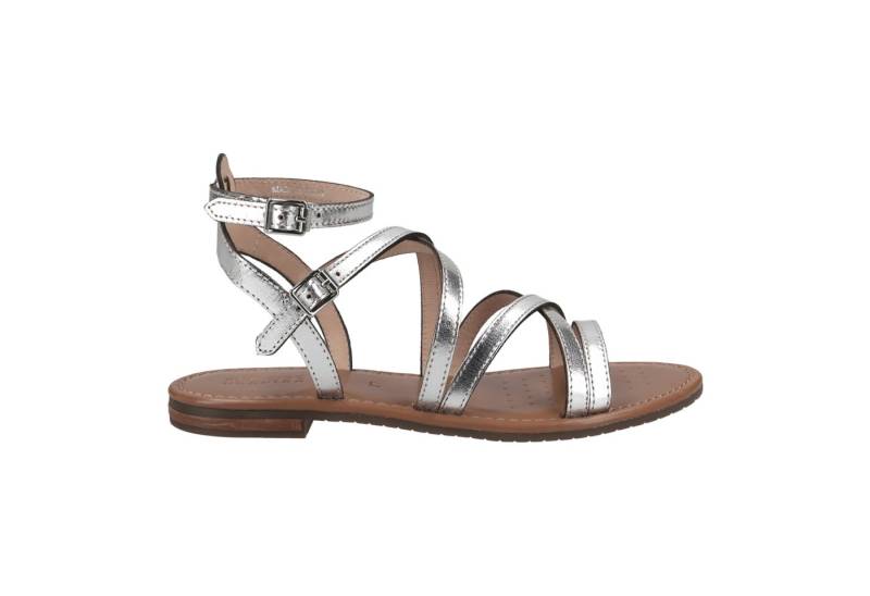 Geox GEOX SOZY, Sandaletten, Silber, Damen Sandalette von Geox