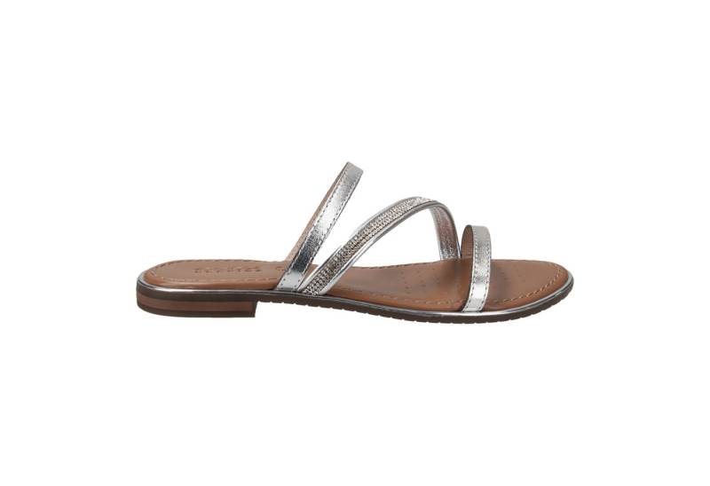 Geox GEOX SOZY, Sandaletten, Silber, Damen Sandalette von Geox