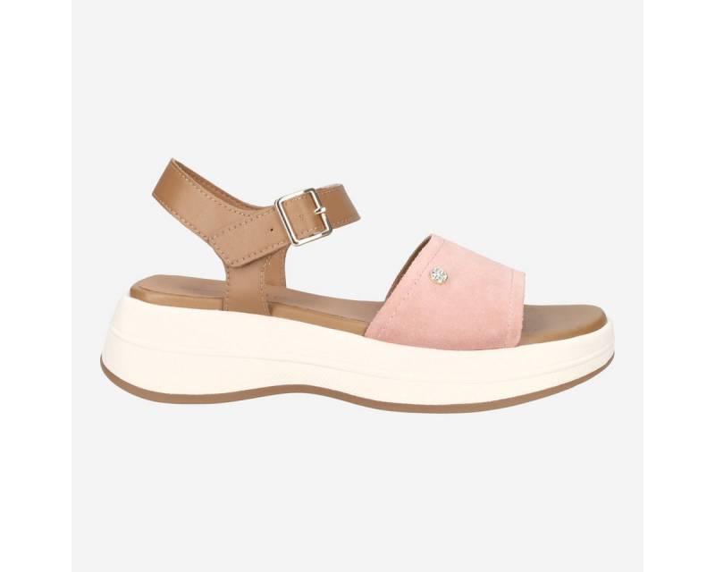 Geox GEOX SPHERICA ECUB, Sandaletten, Braun kombiniert, Damen Sandalette von Geox