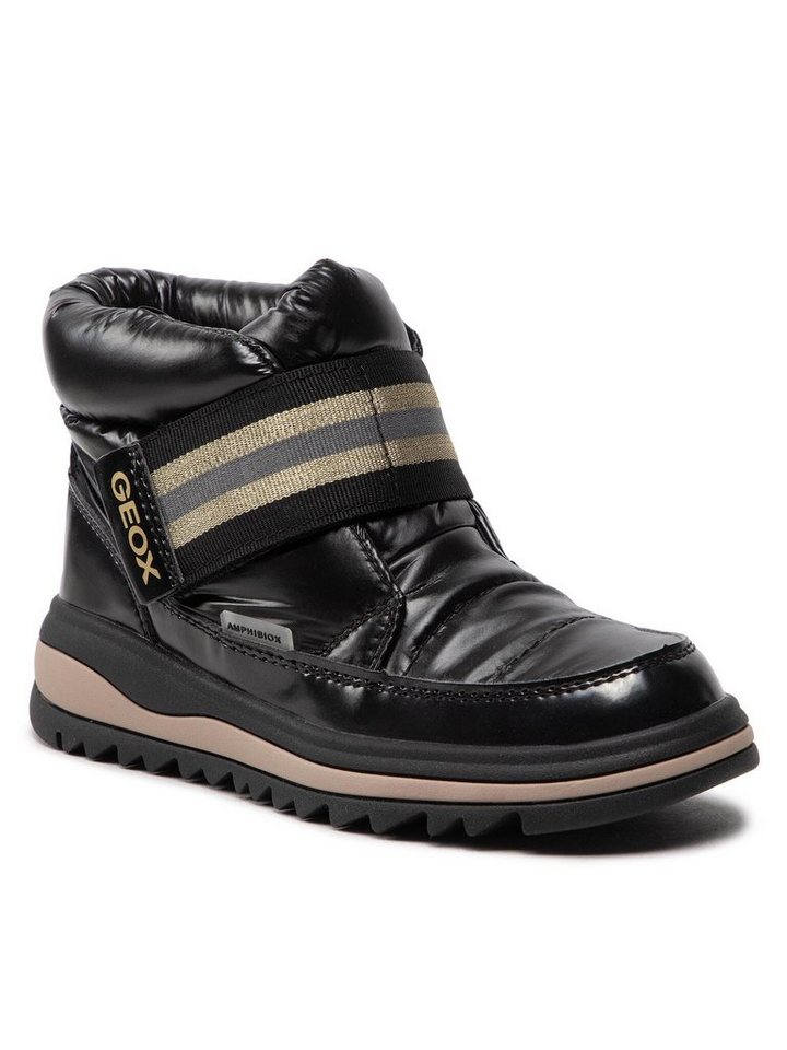 Geox Schneeschuhe J Adelhide G. Babx A J26EWA 0NFLV C9999 S Schwarz Schnürschuh von Geox