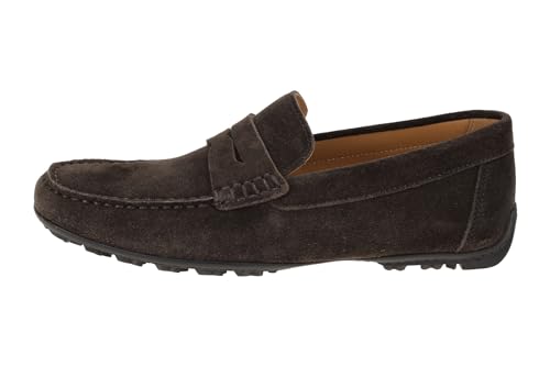 Geox Slipper KOSMOPOLIS, Rauleder, Braun, Herren EU 41 von Geox