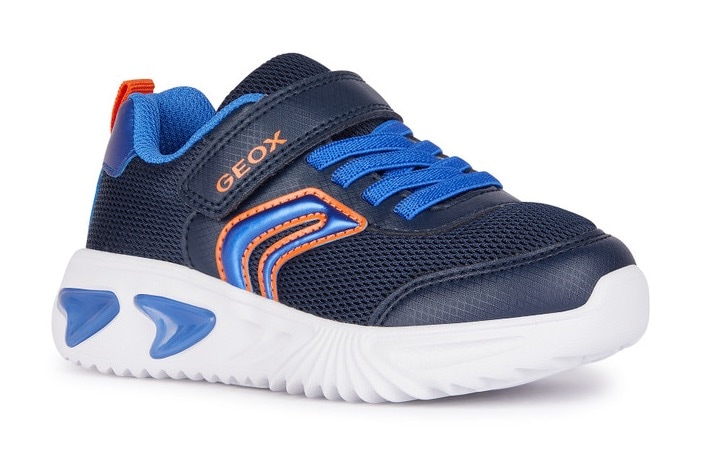 Geox Sneaker "J ASSISTER BOY C", mit cooler Blinkfunktion, Freizeitschuh, Halbschuh, Schnürschuh von Geox