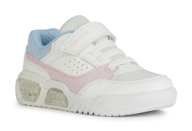 Geox Sneaker "J ILLUMINUS GIRL A", mit cooler Blinkfunktion, Freizeitschuh, Halbschuh, Schnürschuh von Geox