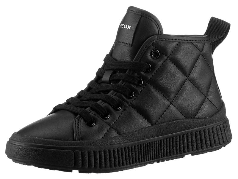 Geox Sneaker "J LAQUINNY GIRL B" High Top Sneaker, Schnürboots, Freizeitschuh mit Reißverschluss von Geox