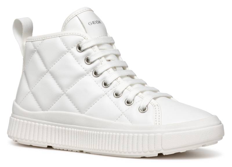 Geox Sneaker "J LAQUINNY GIRL B" High Top Sneaker, Schnürboots, Freizeitschuh mit Reißverschluss von Geox