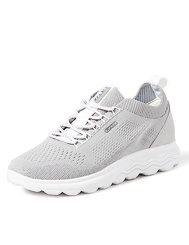 Geox Damen D Spherica A Sneakers, Lt Grey, 38 EU von Geox