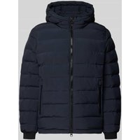 Geox Steppjacke mit Kapuze Modell 'SPHERICA' in Marine, Größe 52 von Geox