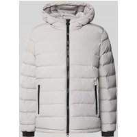 Geox Steppjacke mit Kapuze Modell 'SPHERICA' in Silber, Größe 54 von Geox