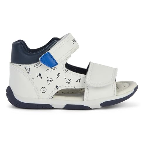 Geox TAPUZ Boy B Sandal, White/ROYAL, 25 EU von Geox