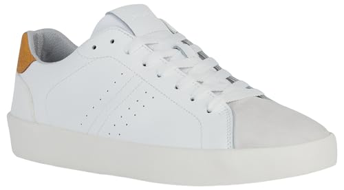 Geox U AFFILE A Sneaker, White/Yellow, 41 EU Geox U AFFILE A Sneaker, White/Yellow, 41 EU von Geox