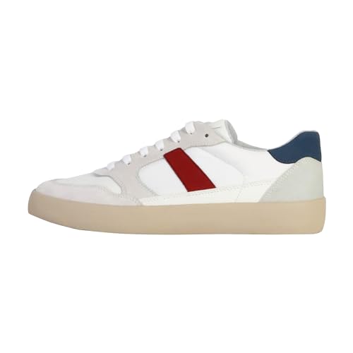 Geox U AFFILE B Sneaker, White/RED von Geox