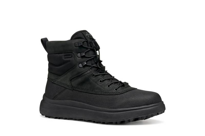Geox U GRANITO + GRIP B A Winterboots Snowboots, Schnürschuh mit Warmfutter, Größenschablone zum Download von Geox