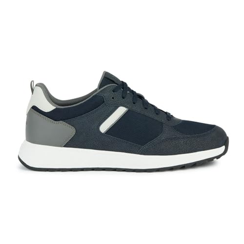 Geox U MOLVENO A Sneaker, Navy/DK Grey von Geox