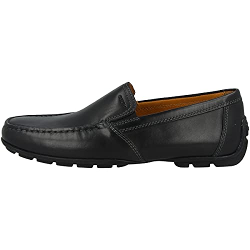 Geox Herren U Moner V Mokassins, Schwarz, 43.5 EU von Geox