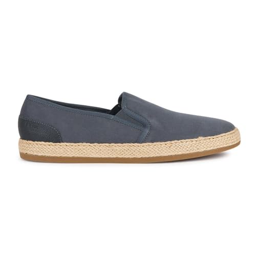 Geox U PANTELLERIA A Espadrille Wedge Sandal, Navy, 47 EU von Geox