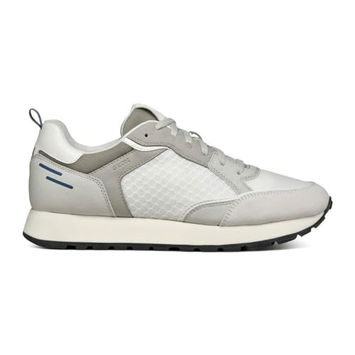 Geox Jungen U Partenio Sneaker, Off White Lt Grey, 39 EU Geox Jungen U Partenio Sneaker, Off White Lt Grey, 39 EU von Geox
