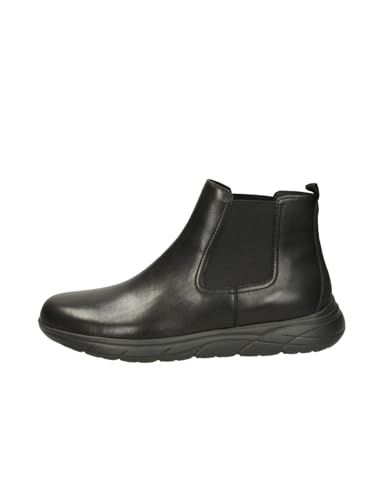 Geox Herren U Portello Ankle Boot, Schwarz, 45 EU von Geox