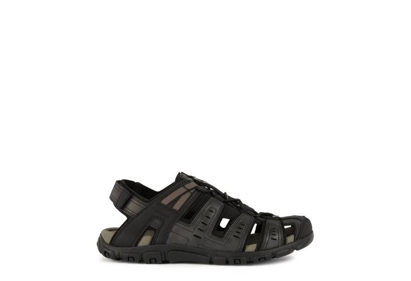 Geox GEOX UOMO SANDAL STRADA, Sandaletten, Schwarz, Herren Sandalette von Geox