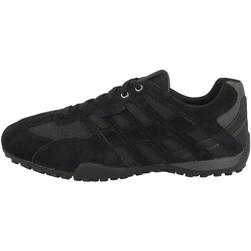 Geox Uomo Snake K Sneaker, Black/Anthracite, 39 EU von Geox