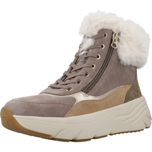 Geox WOMAN D DIAMANTA ANKLE BOOTS TAUPE/DK SAND 37_EU von Geox