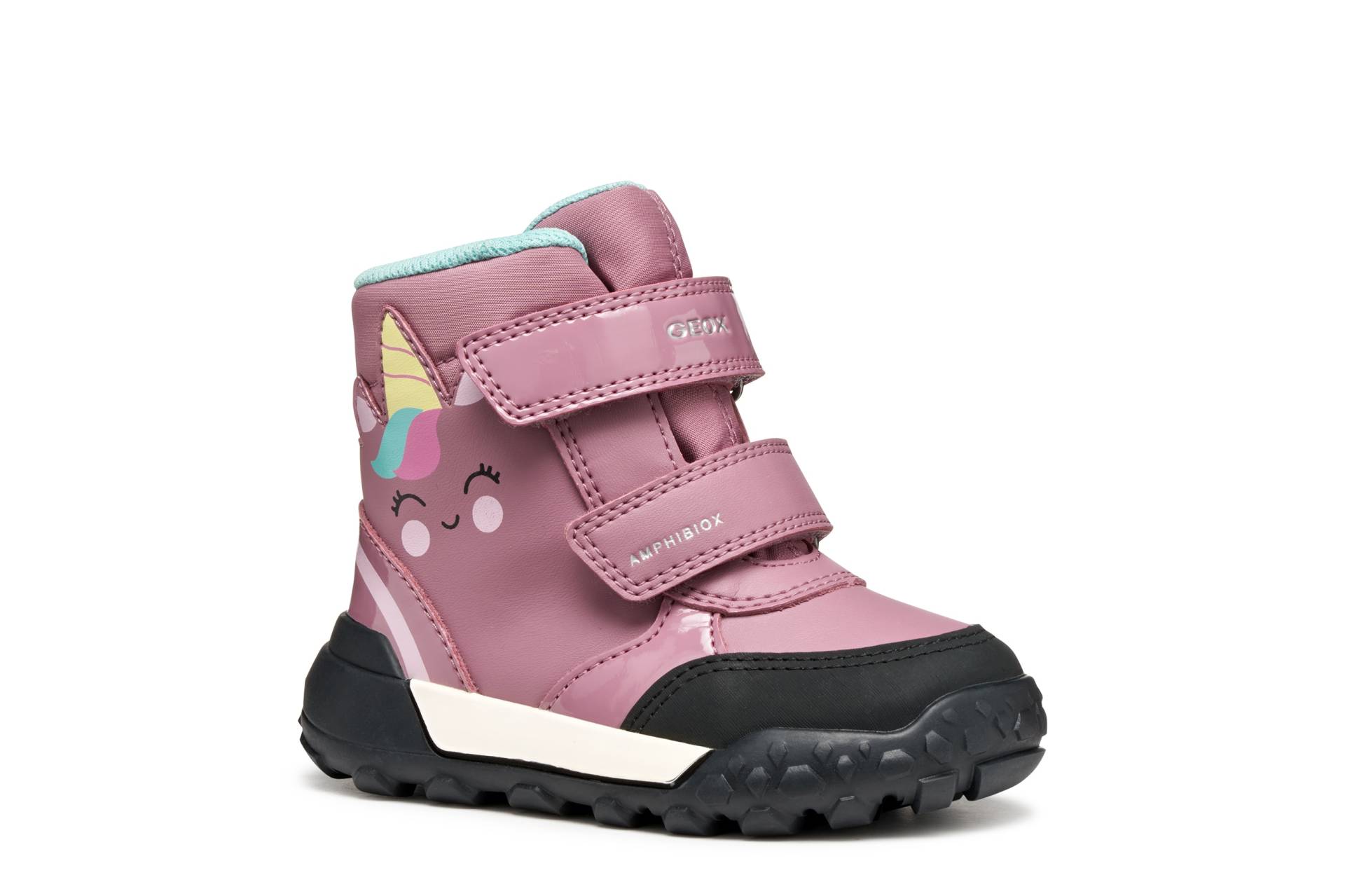 Geox Winterboots "B TREKKYUP GIRL B AB" Winterstiefel mit Warmfutter, Größenschablone zum Download von Geox