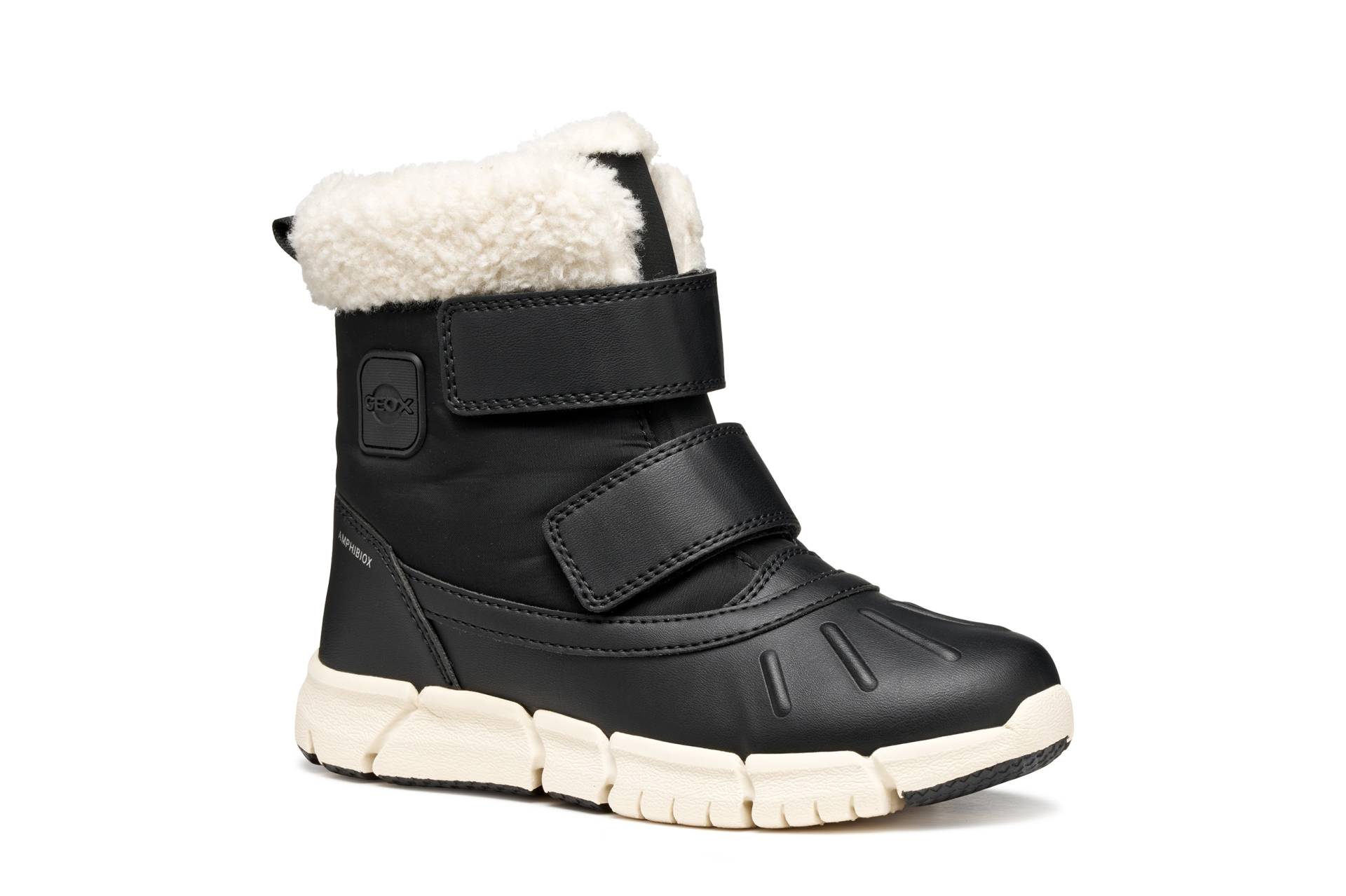 Geox Winterboots "J FLEXYPER GIRL B AB" Snowboots, Klettstiefel mit Warmfutter, Größenschablone zum Download von Geox